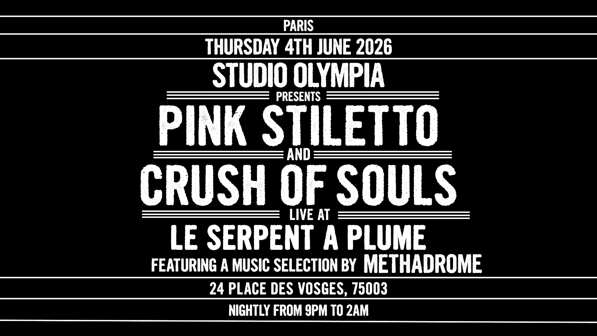 Pink Stiletto & Crush Of Souls Live Cover