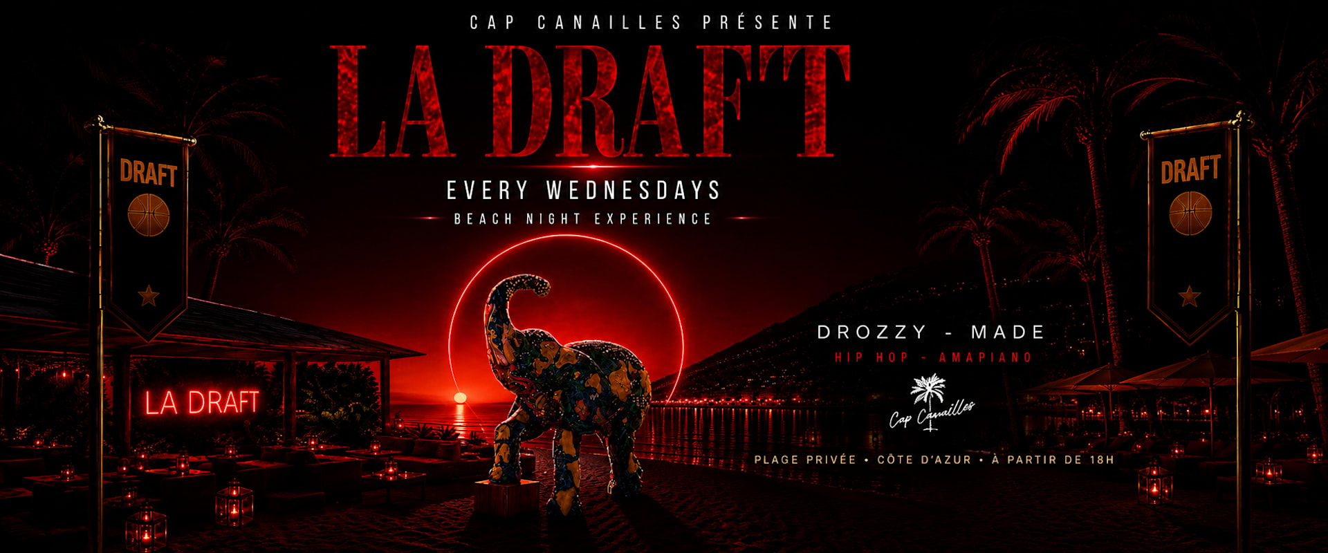 La Draft X Cap Canailles - Beach Club - Tous Les Mercredis Cover