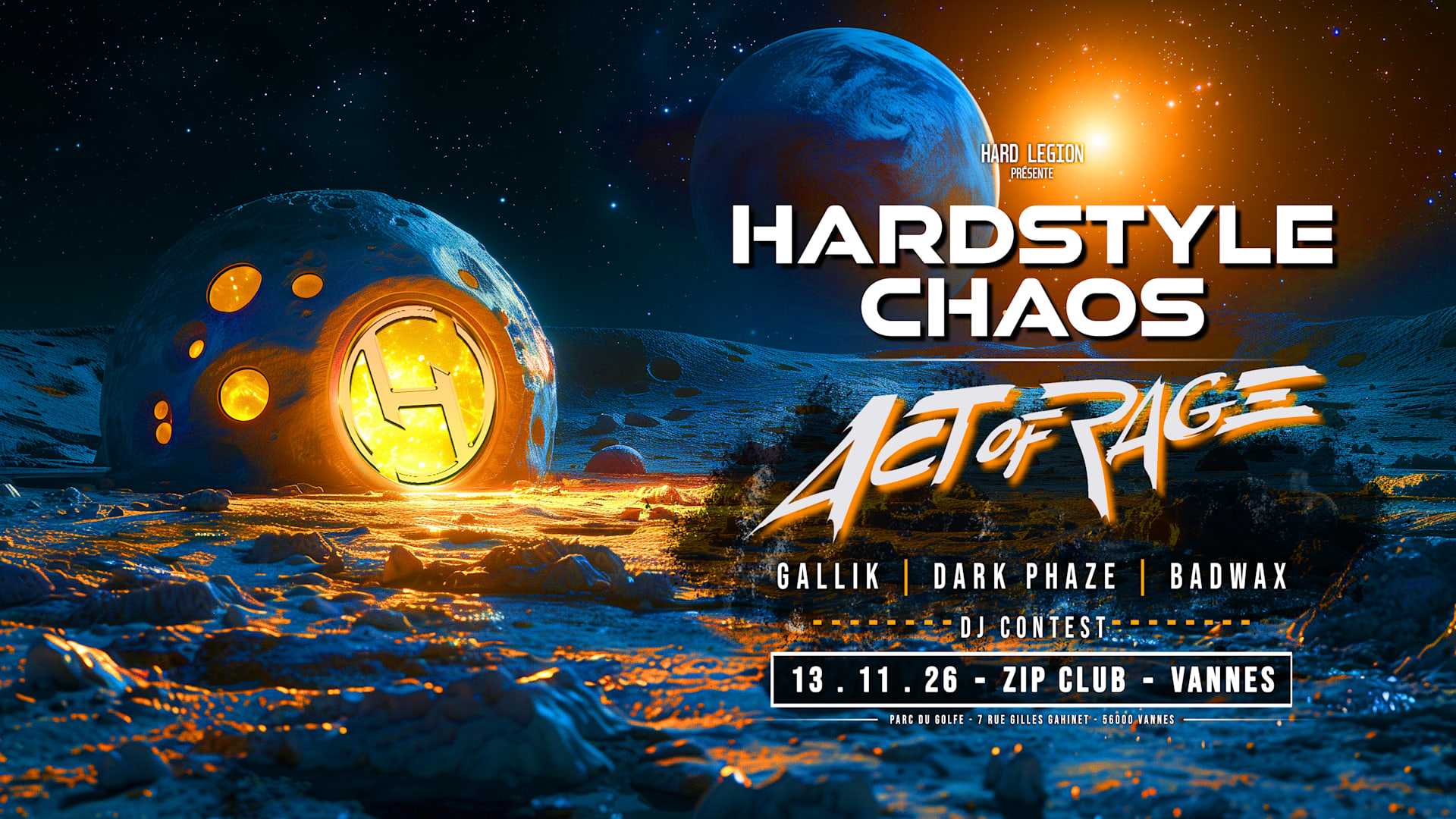 Hardstyle Chaos 2026 With Act Of Rage - Cover