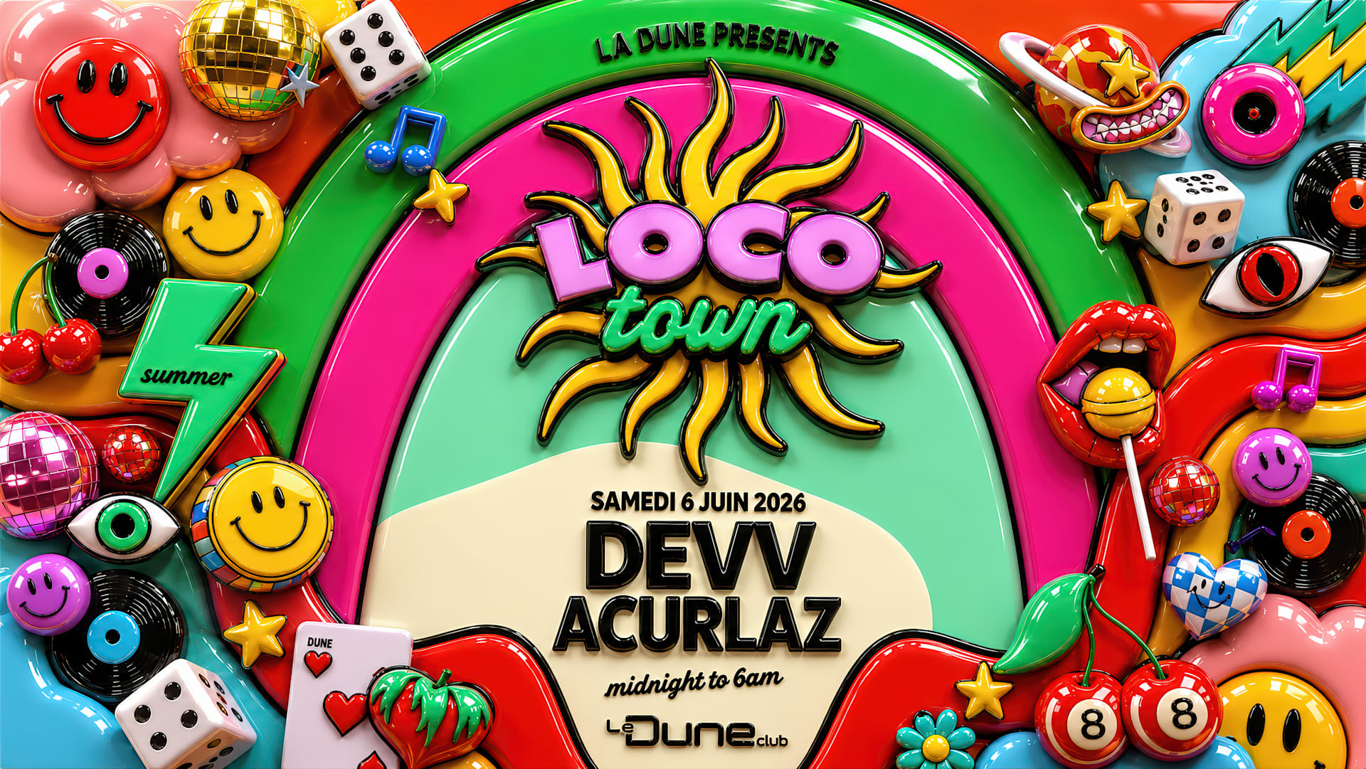 Loco Town - Samedi 6 Juin Cover