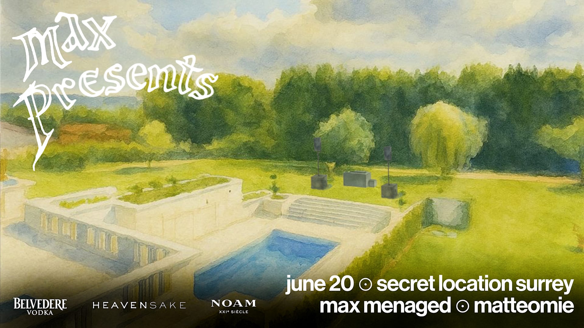 Max Presents: The Manor Summer Party Cover