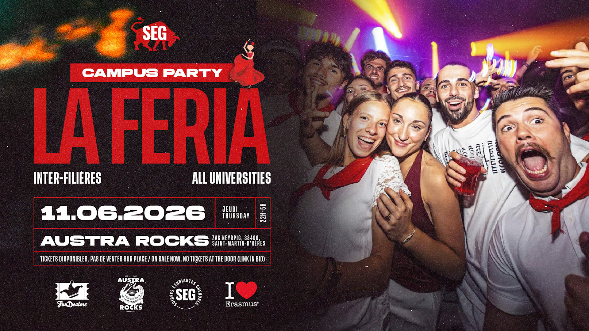 Campus Party - La Feria By Seg & Friends @ Austra Rocks Cover
