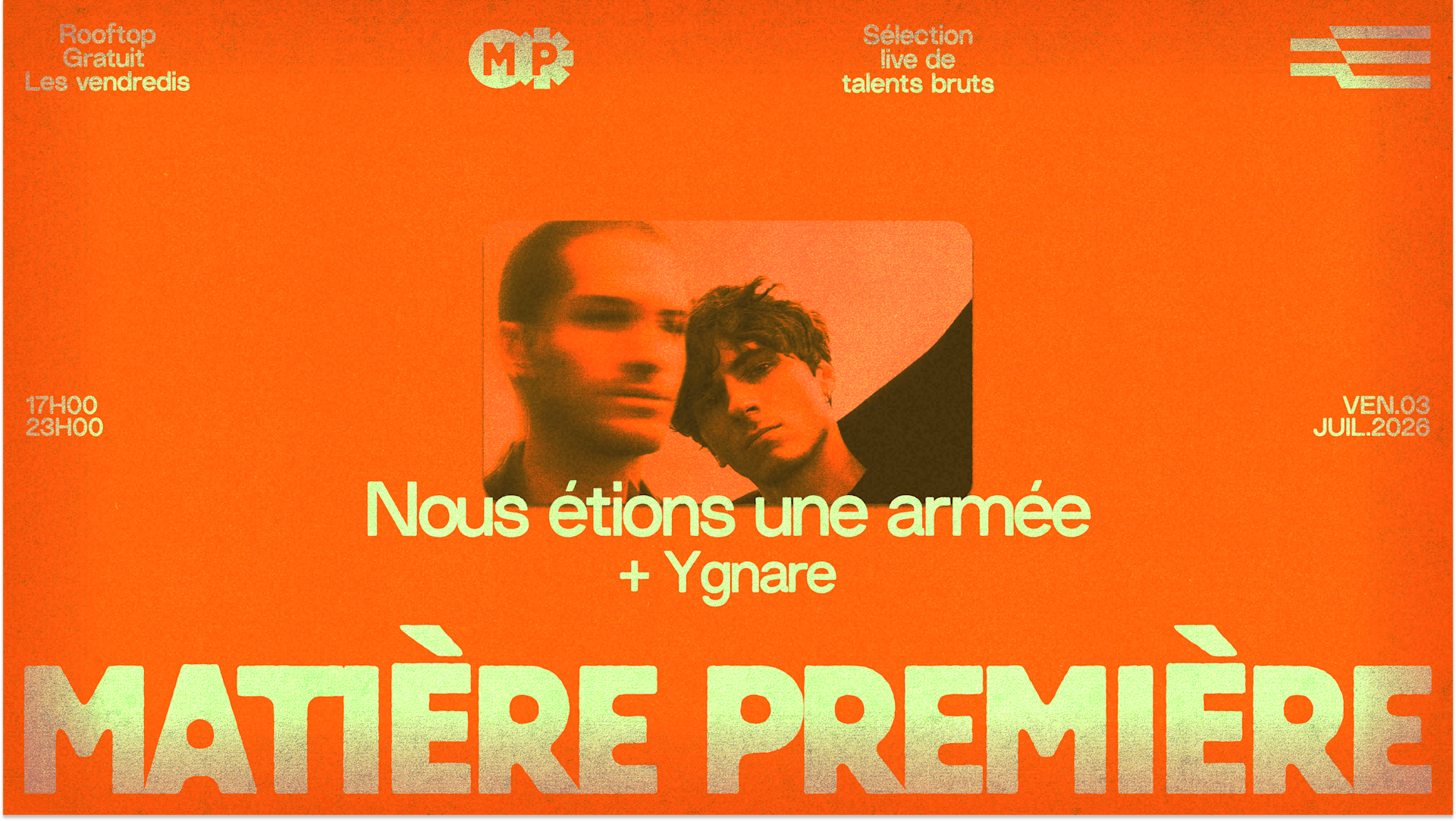 Matière Première 02 : Nous Étions Une Armée + Ygnare Cover