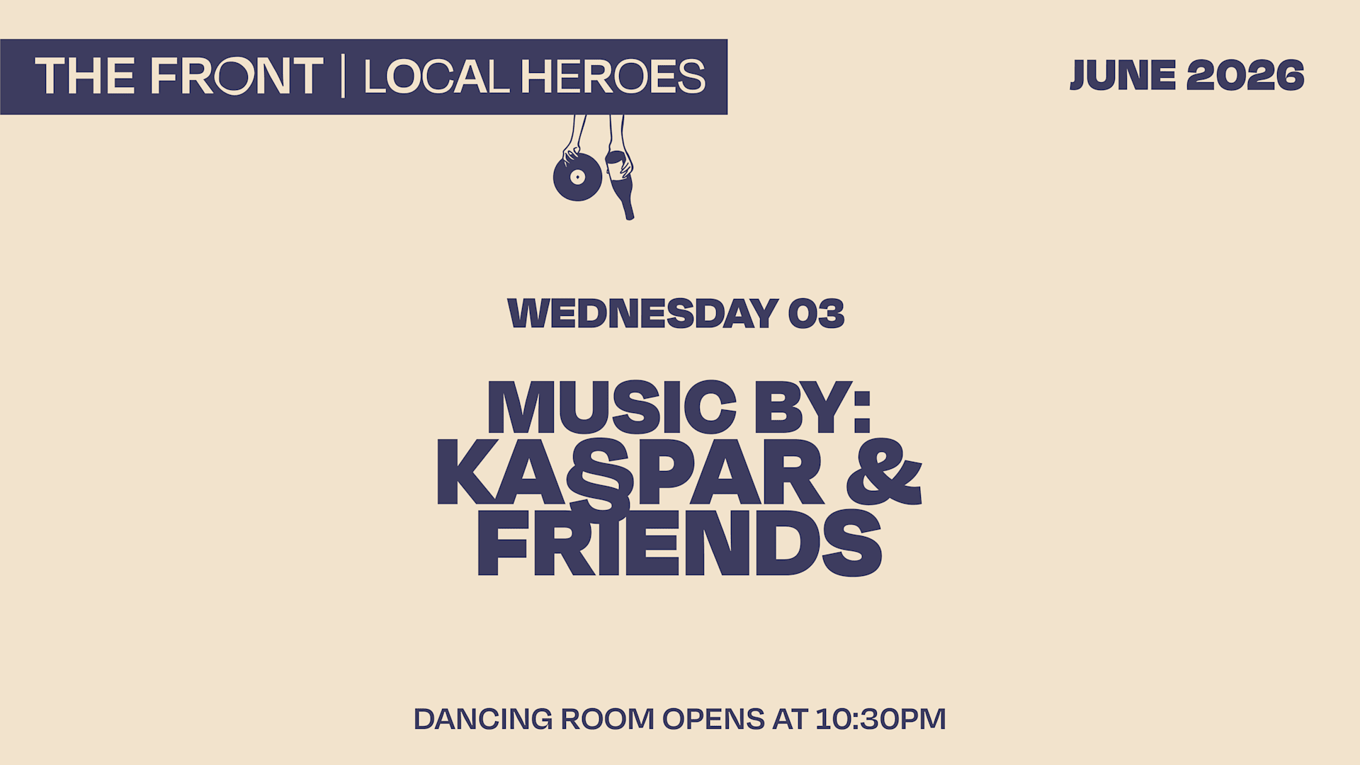 The Front Bar Local Heroes / Kaspar And Friends Cover