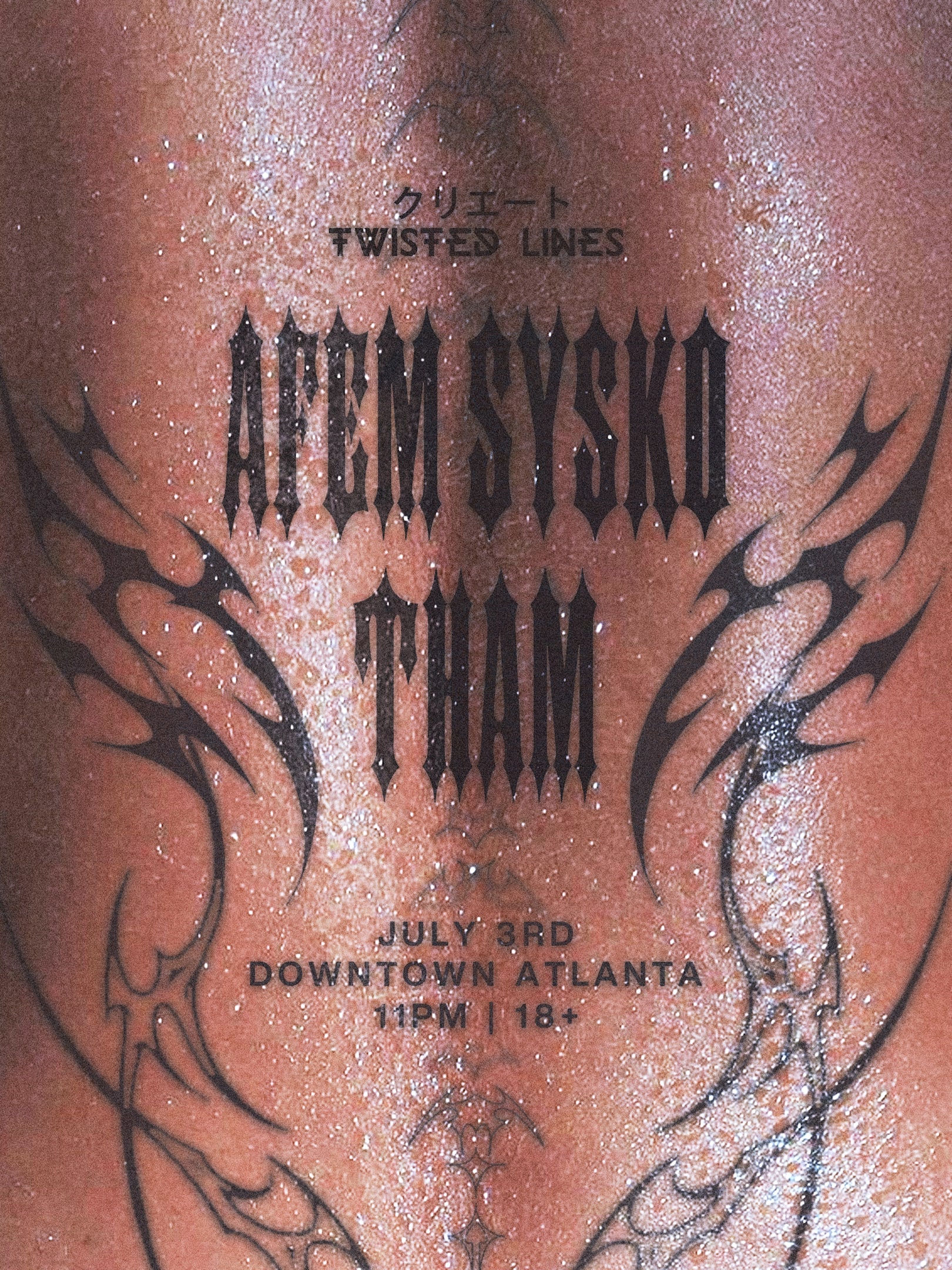 Twisted Presents: Afem Syko + Tham Cover