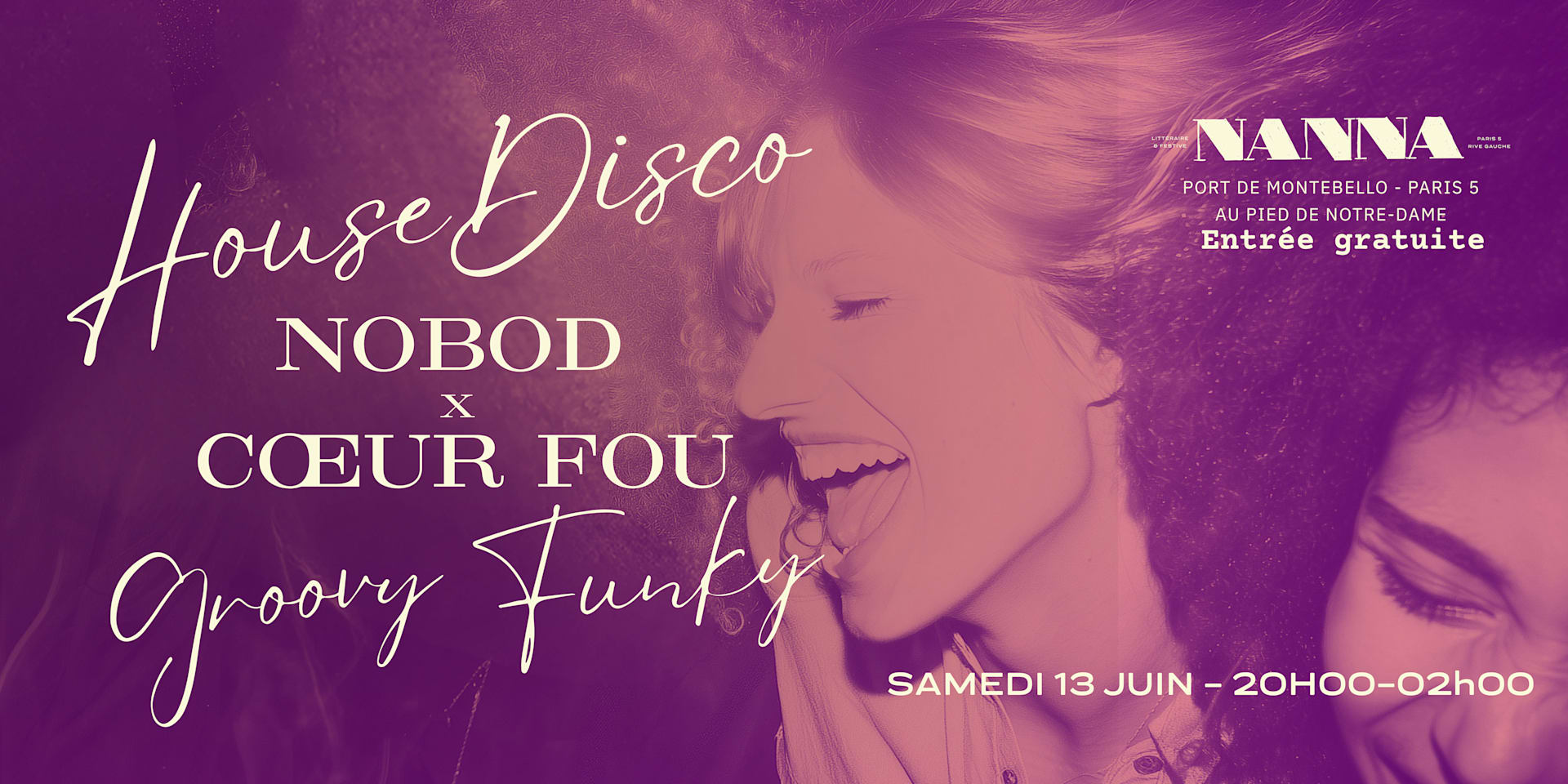 Nanna Invite Coeur Fou & Nobod Cover