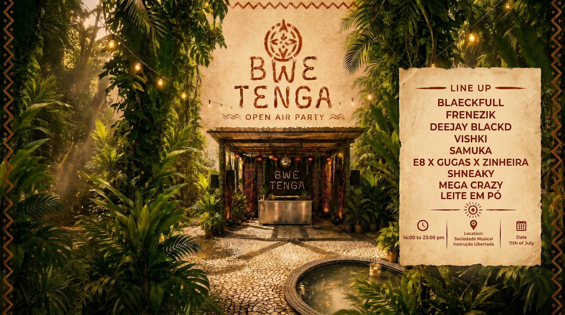 Bwé Tenga Backyard Party Cover
