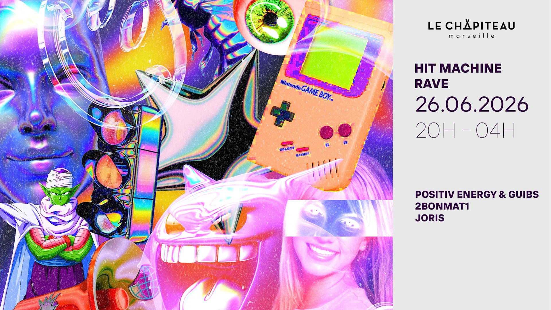 Hit Machine Rave W/Positiv Energy & Guibs, 2bonmat1 & More Cover