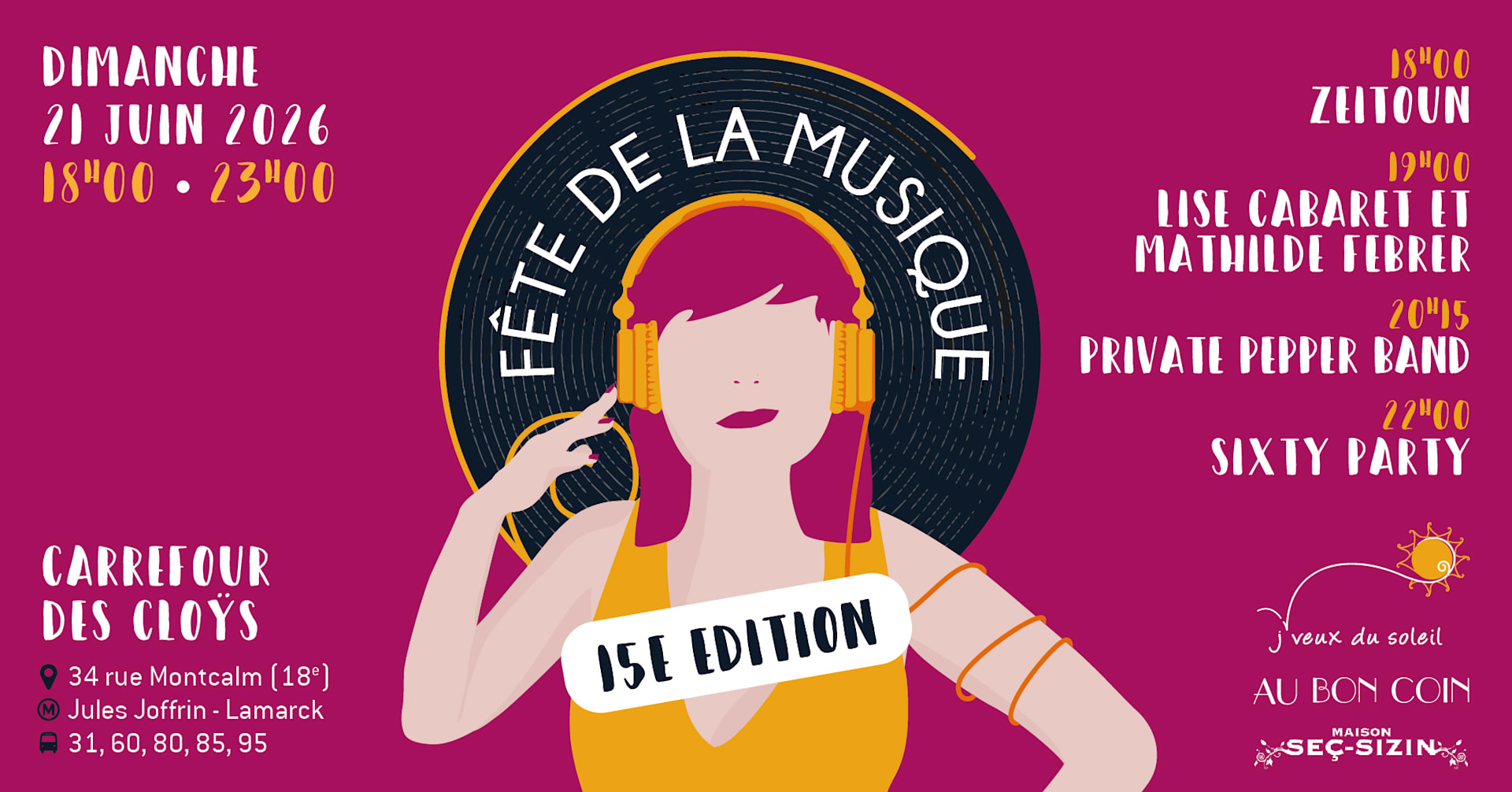 J'veux Du Soleil Illumine La Fête De La Musique ! Cover