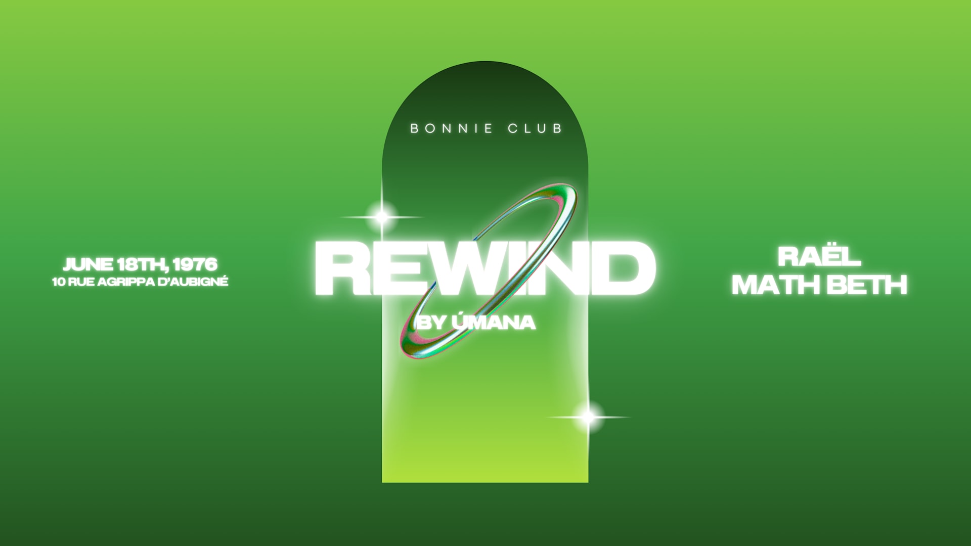 Rewind 18.06.1976 - Raël X Math Beth Cover