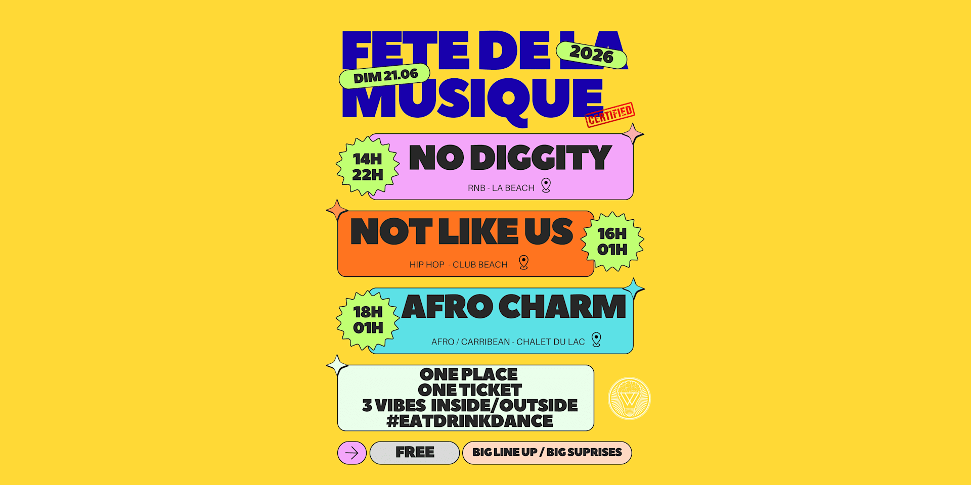 Fete De La Musique 2k26 - 3 Vibes 3 Events 1 Destination Cover
