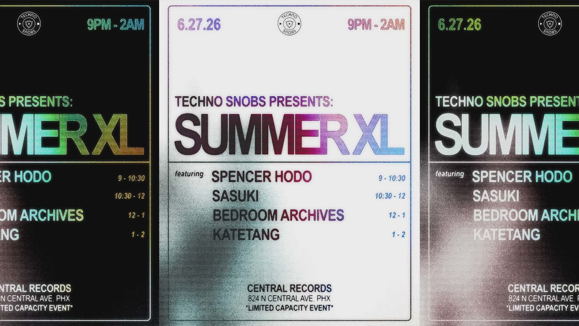 Techno Snobs Presents: Summer XL '26 Cover