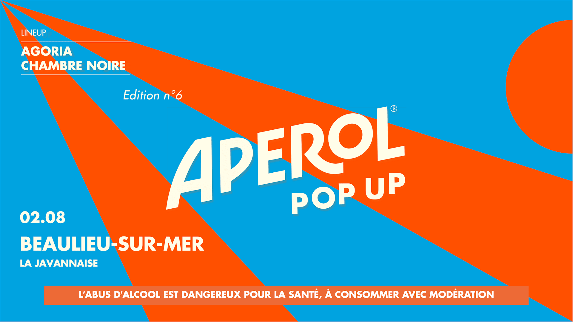 Aperol Pop-Up - Édition N°6 - Beaulieu-Sur-Mer - 2 Août 2026 Cover