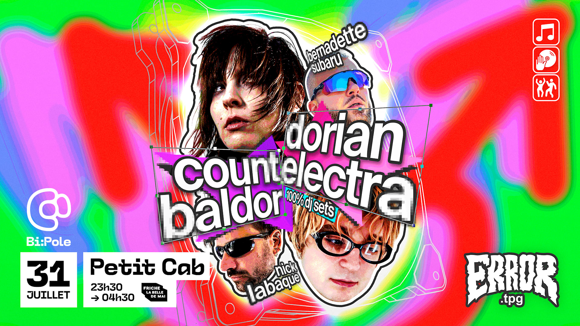 Error.Tpg Invite Dorian Electra & Count Baldor Cover