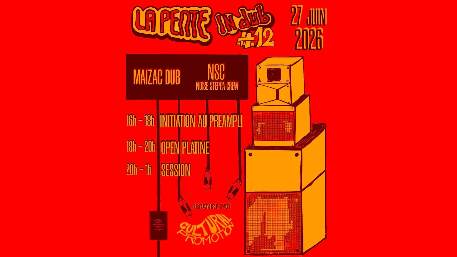 Pente In Dub #12 W/ Maizac Soundsystem Cover