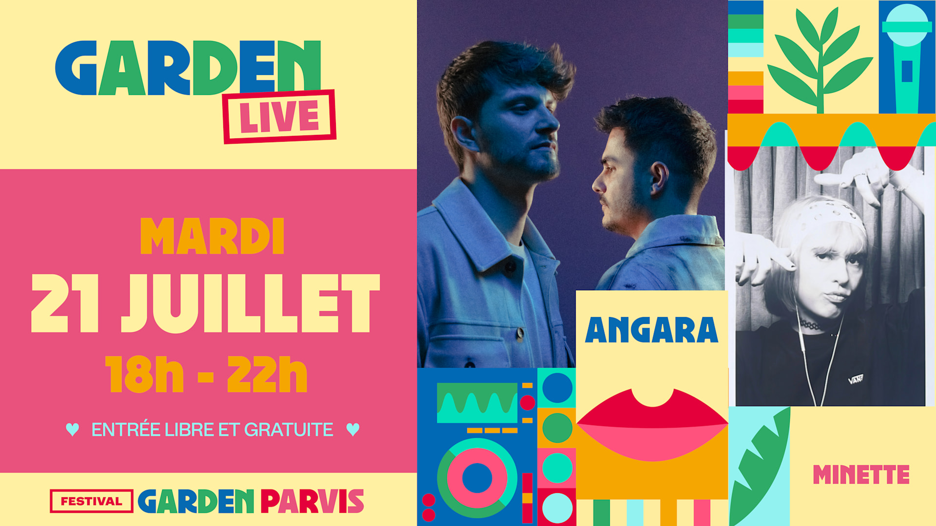 Garden Live W/ Angara & Minette Cover