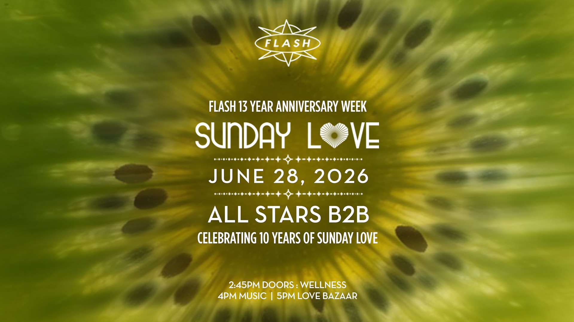 Sunday Love [Flash 13 Year Anniversary]: All Stars B2b Cover