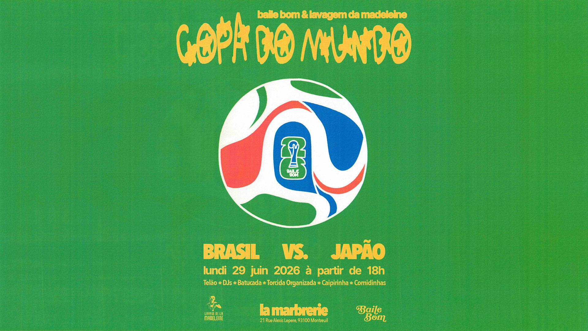 Baile Bom – Édition Coupe Du Monde Cover