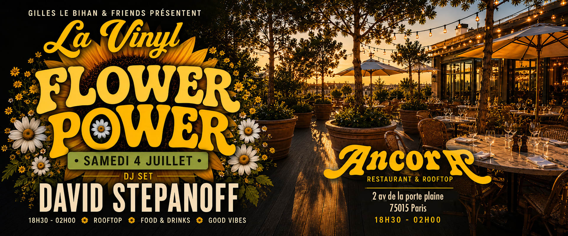 La Vinyl Sur Le Rooftop De L'ancora Samedi 4 Juillet Cover