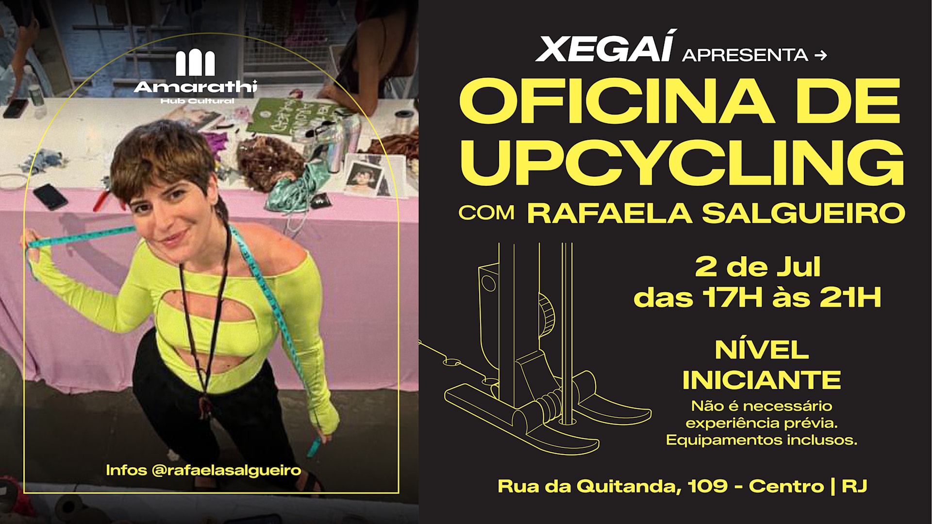 Oficina De Upcycling Com Rafaela Salgueiro Cover