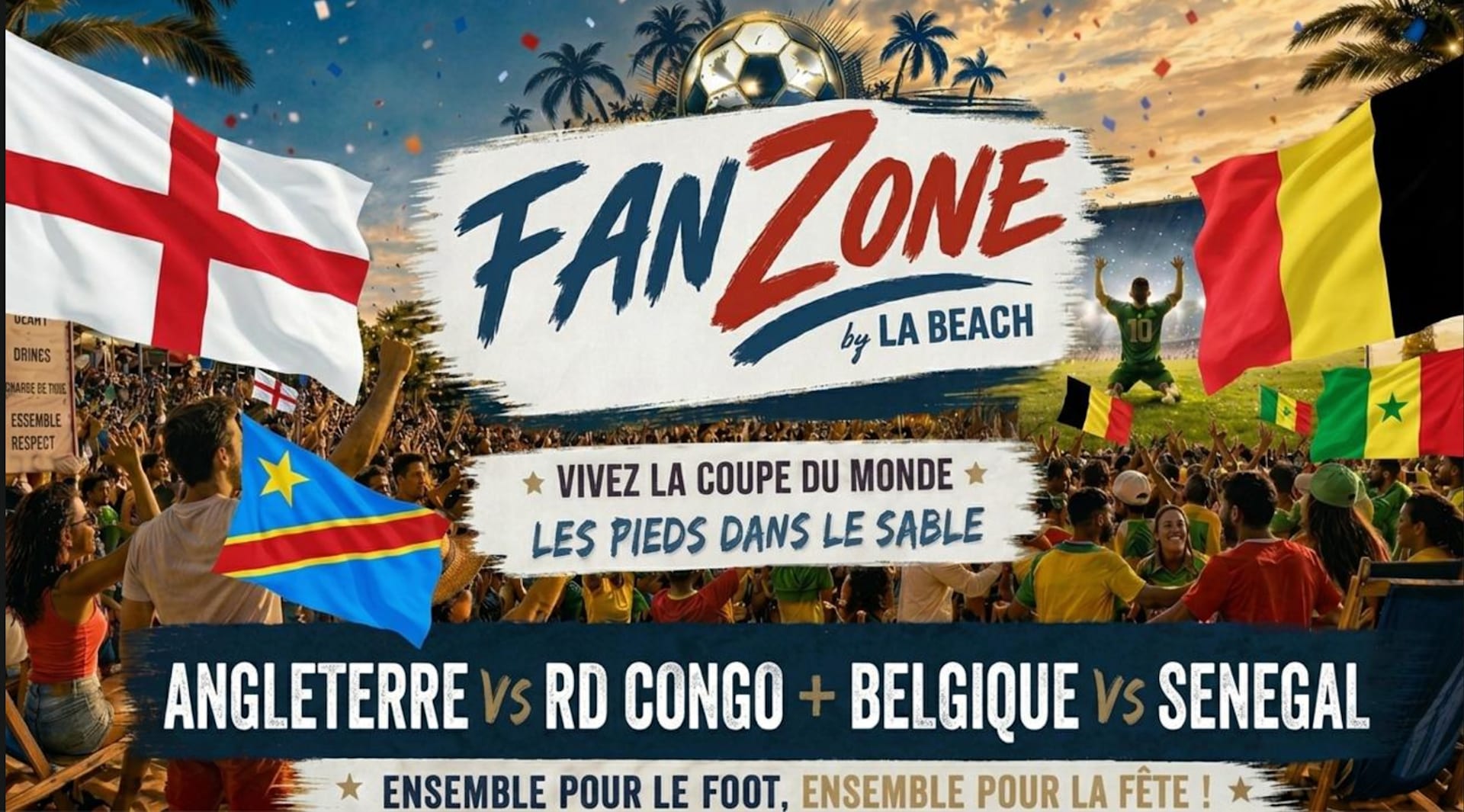 Match 16eme - Angleterre Vs Congo & Senegal Vs Belgique Cover