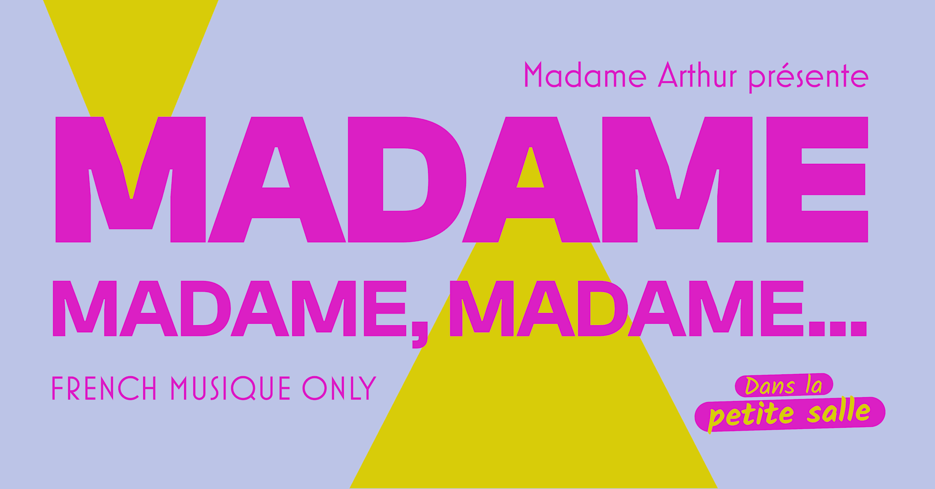 Madame, Madame, Madame · 3007 Cover