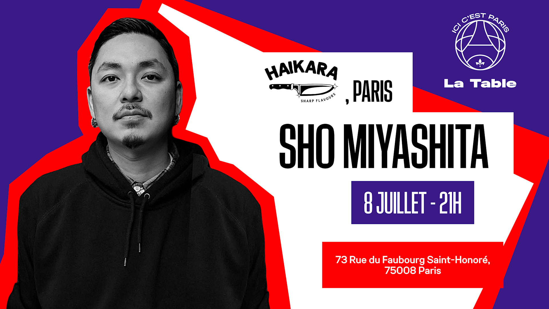 La Table - Sho Miyashita De Haikara, Paris Cover