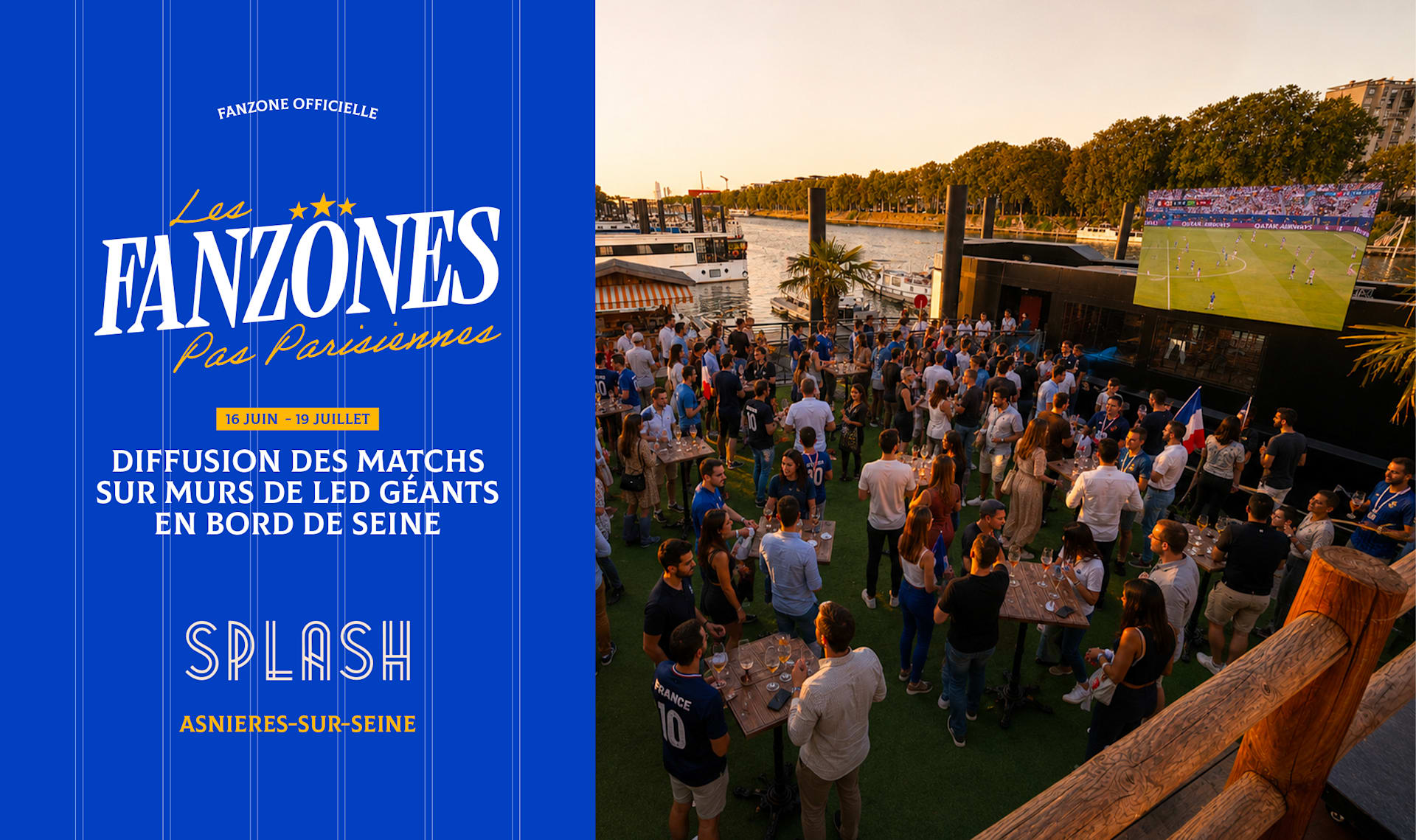 16ème De Finale 2 Juillet ! | Fan Zone @Splash Cover