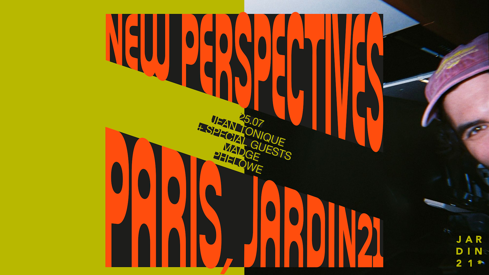 Jean Tonique X Jardin21 - Release Party Cover