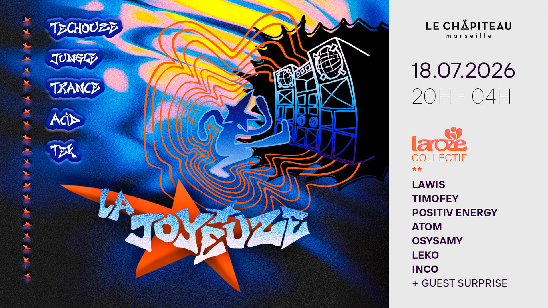 La Joyeuze By La Roze Collectif / Lawis, Inco, Atom & More Cover