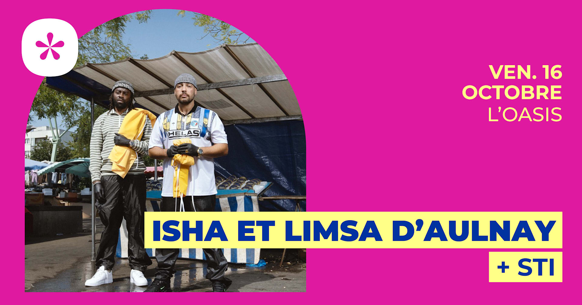 Isha & Limsa D'aulnay + Sti | L'oasis • Le Mans Cover