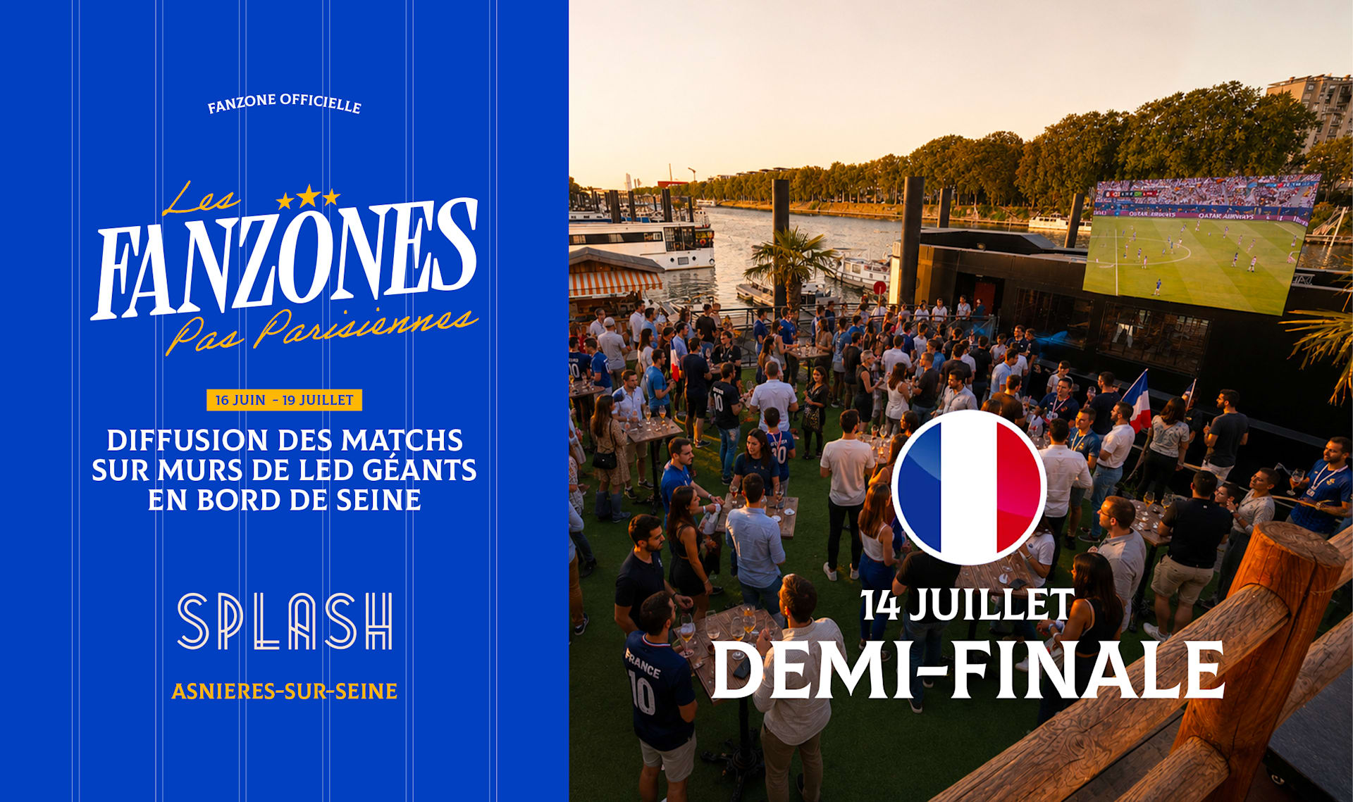 Les Bleus En Demies ! | Fanzone @Splash Cover