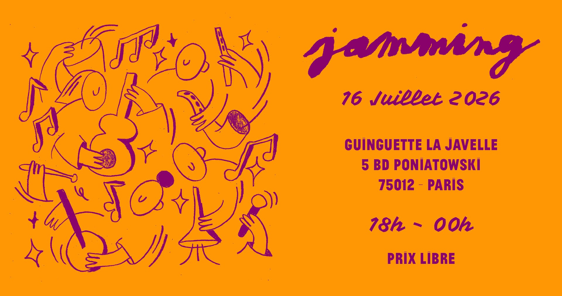 Jamming (Prix Libre) Cover