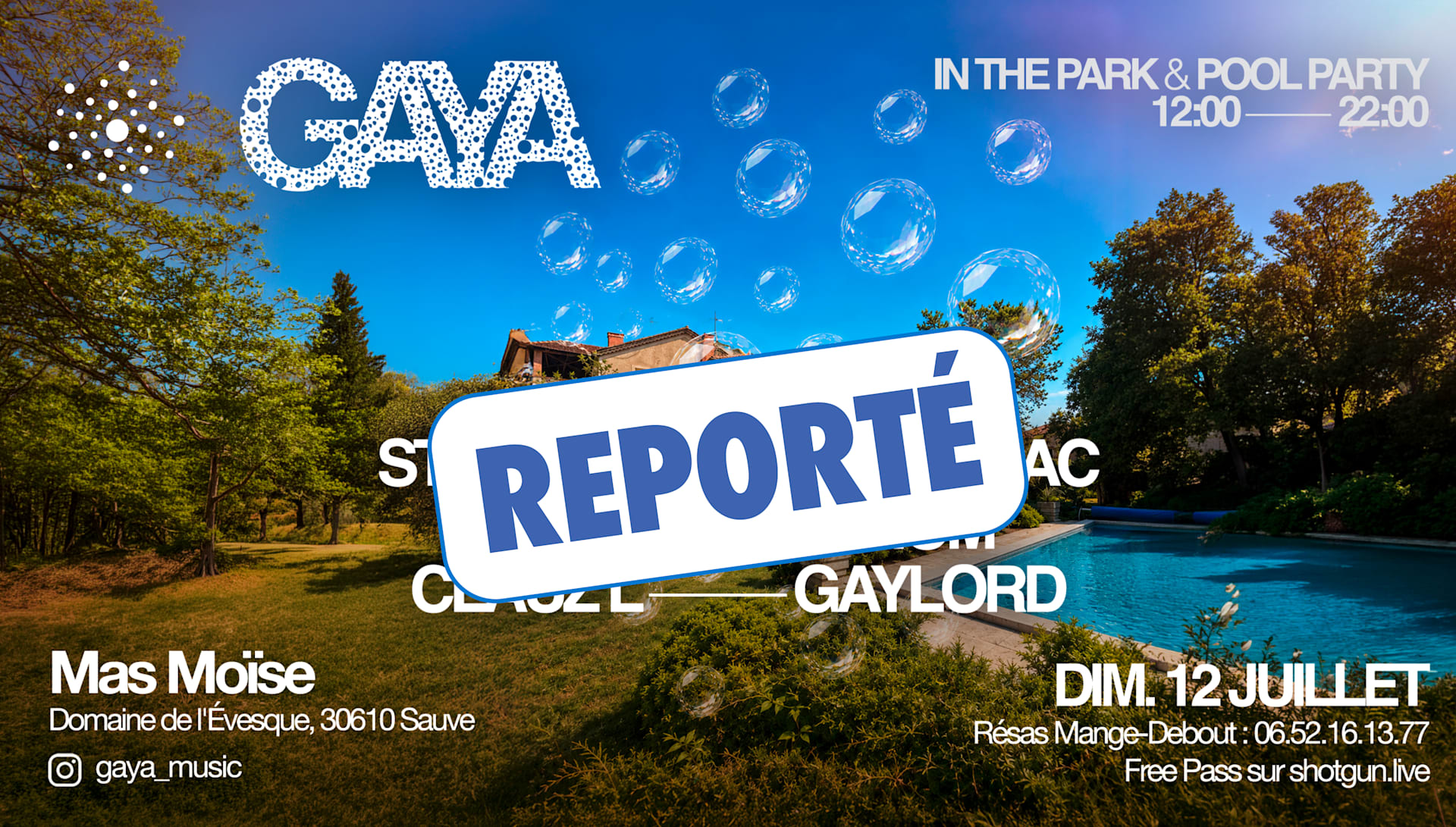 Gaya — Pool Party In The Park Cover
