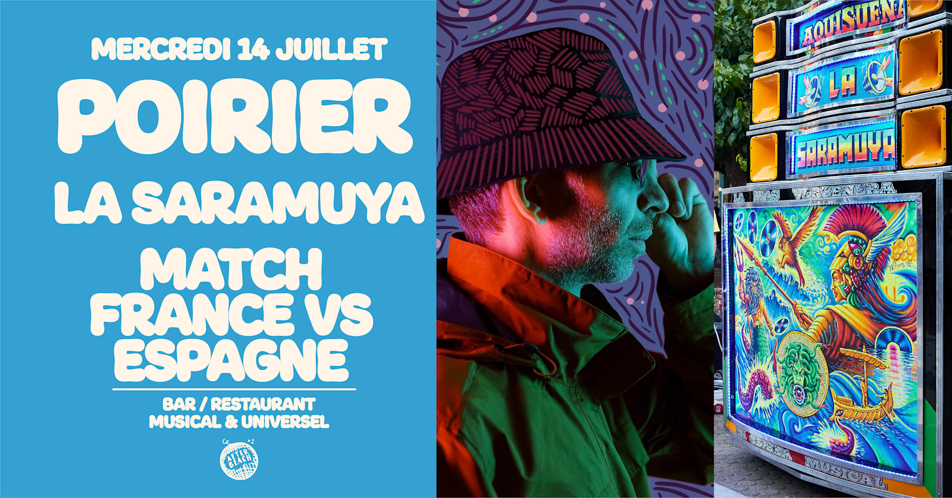 Poirier, La Saramuya & Match France/Espagne // Afro Tropical Cover
