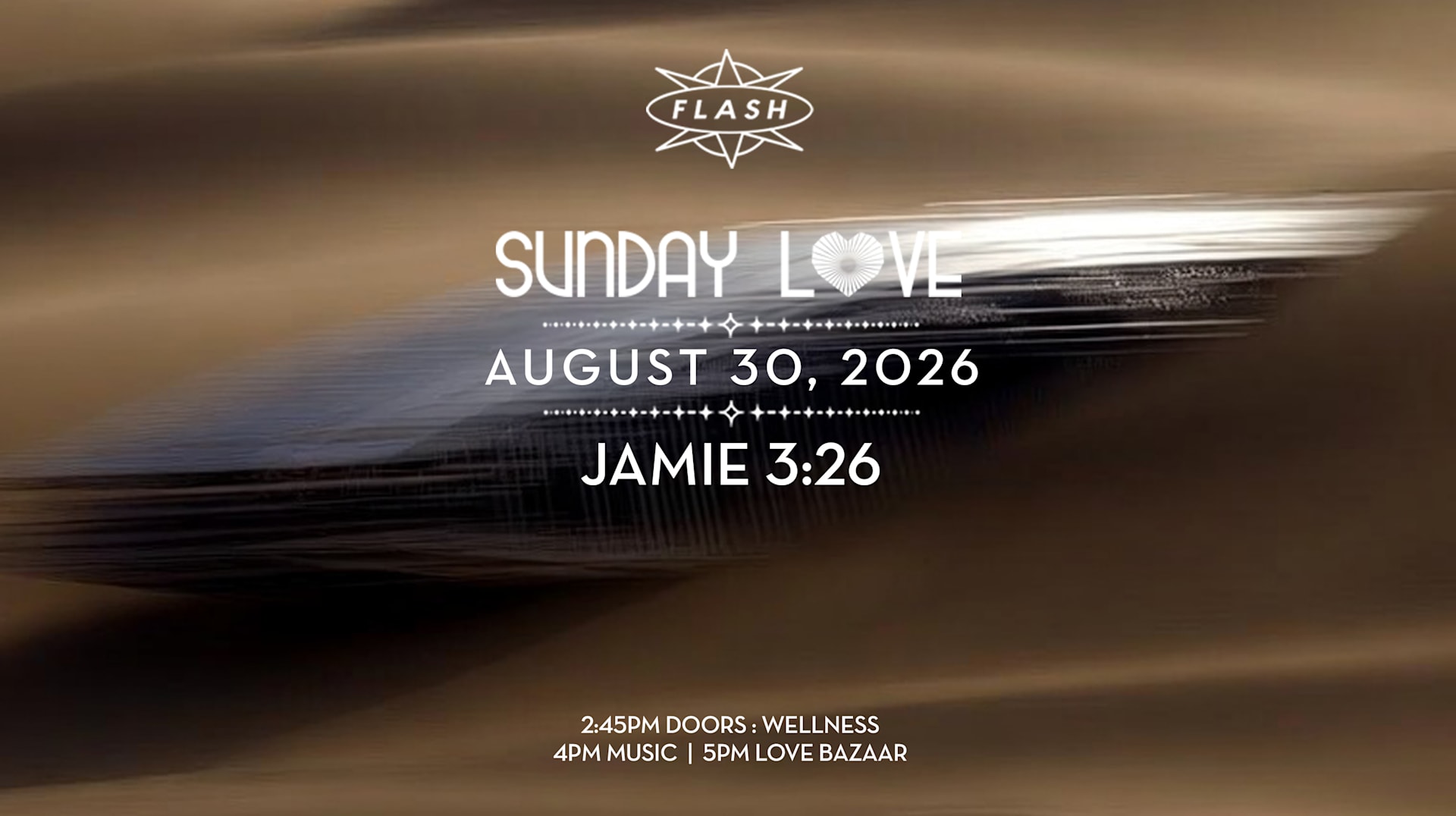 Sunday Love: Jamie 3:26 Cover