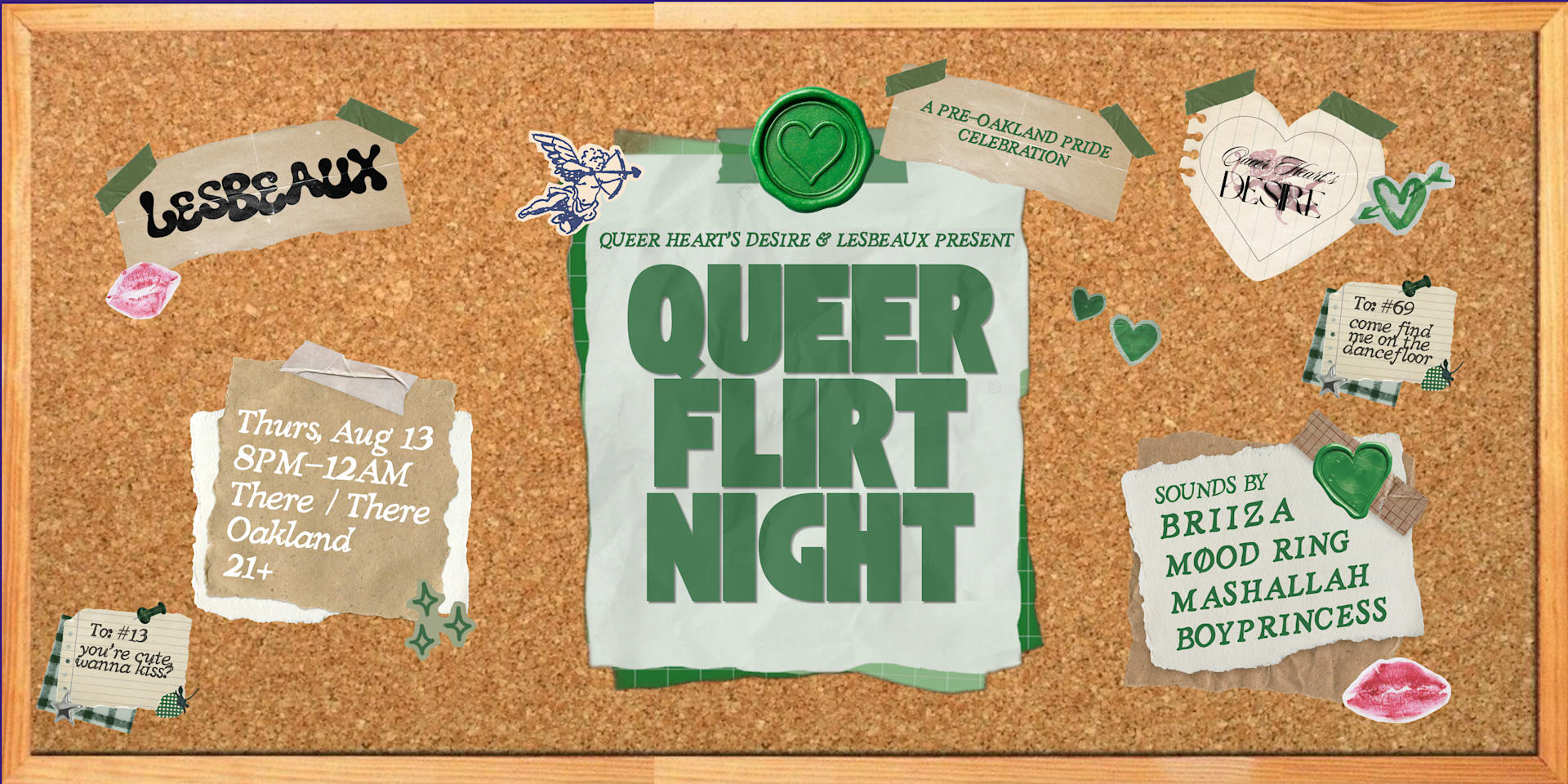 Queer Flirt Night: Oakland Pride Edition! Cover