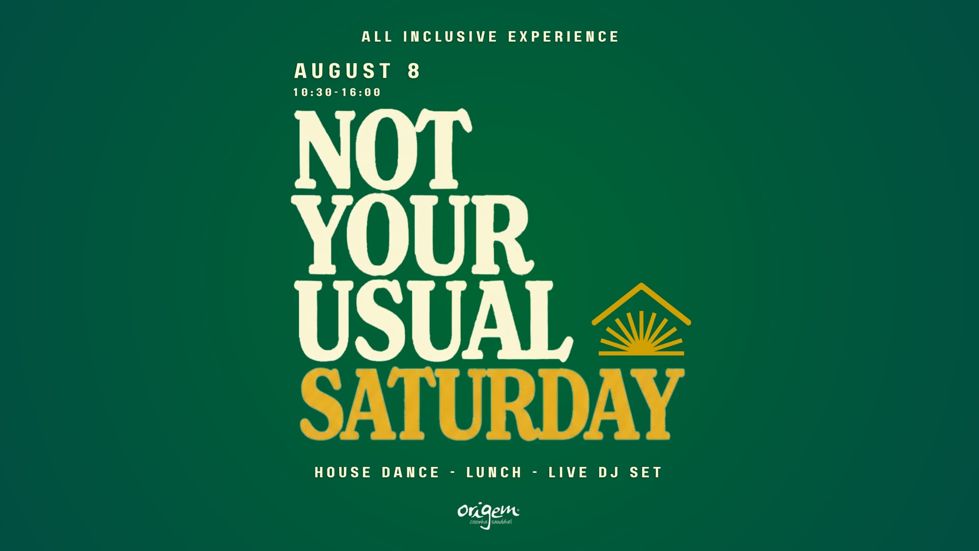 Not Your Usual Saturday Cover