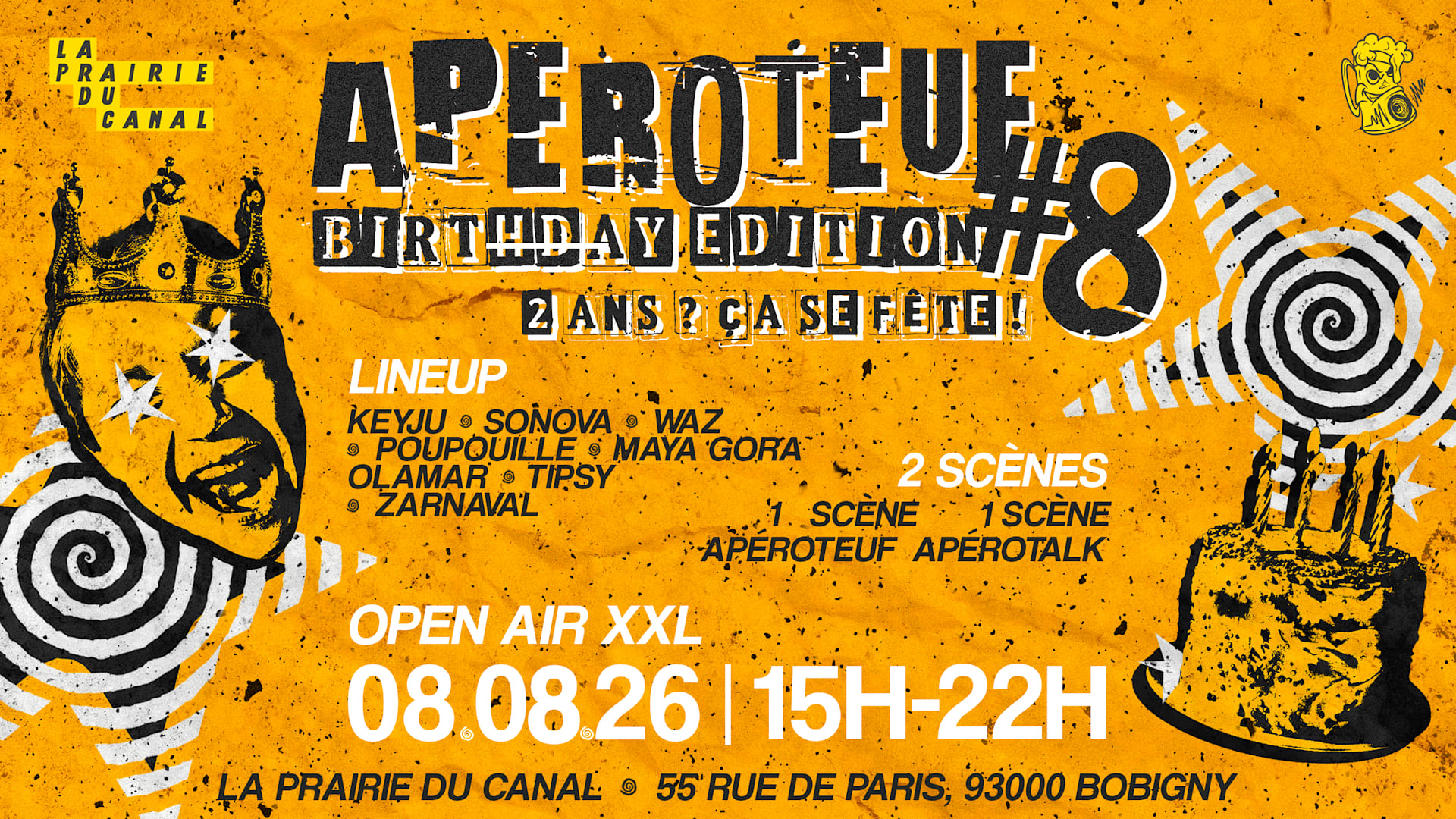 Apéroteuf#8 Birthday Edition - Open Air Cover