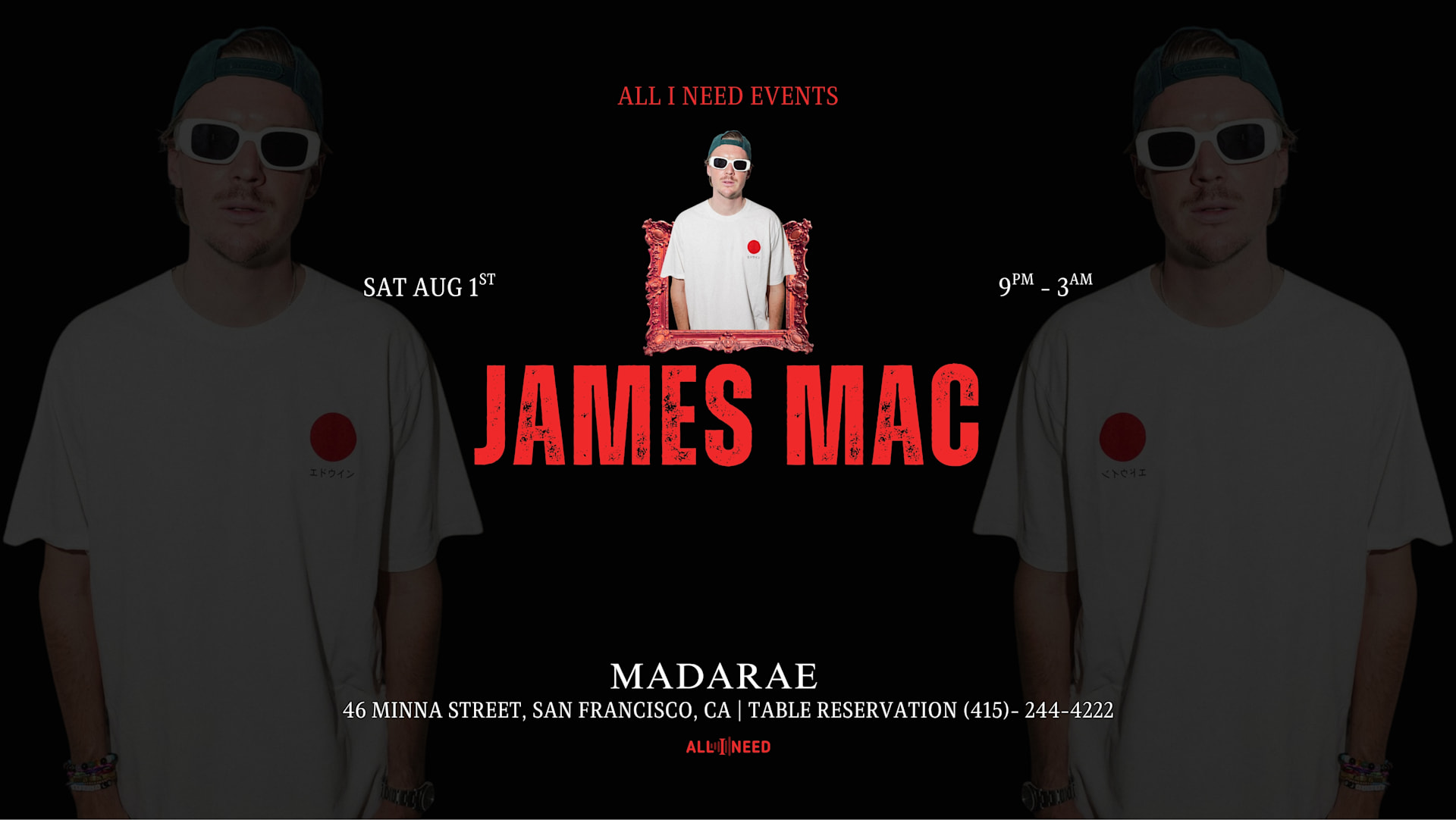 James Mac (Afro House - Tech House) At Madarae Cover