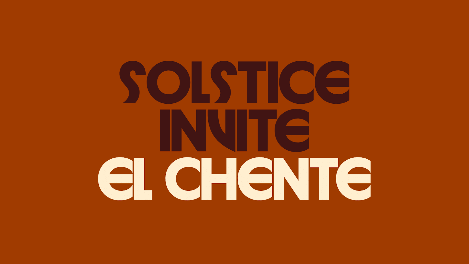 Solstice Invite El Chente Cover