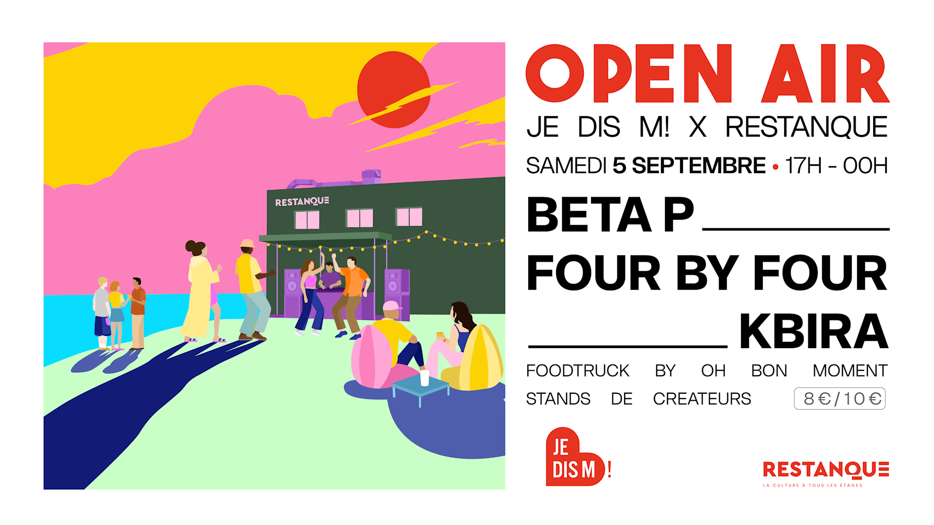 Open Air Je Dis M! X Restanque Cover