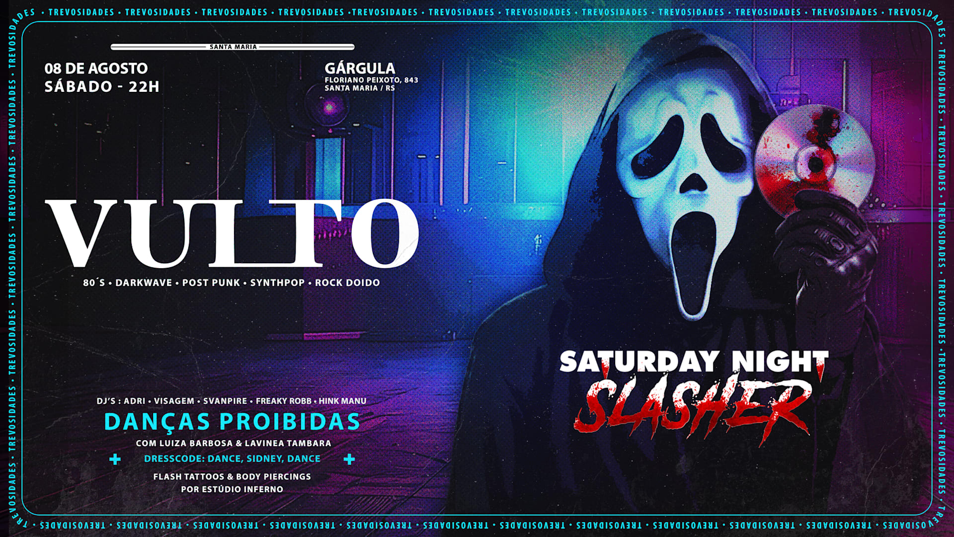 Vulto Em Santa Maria #06 - Saturday Night Slasher Cover