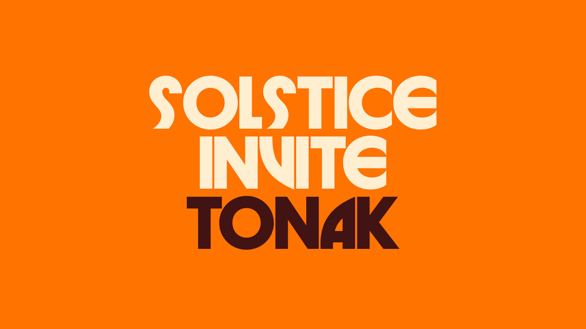 Solstice Invite Tonak Cover