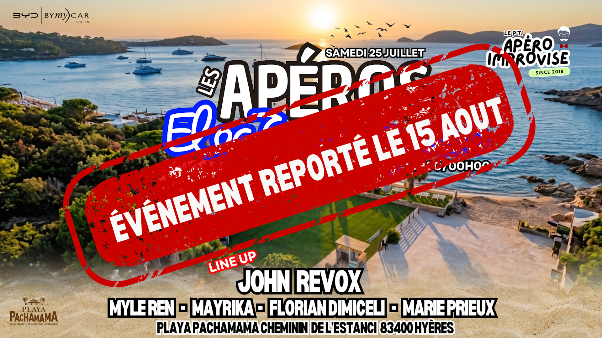 Les Aperos Électroniques Beach Party Cover