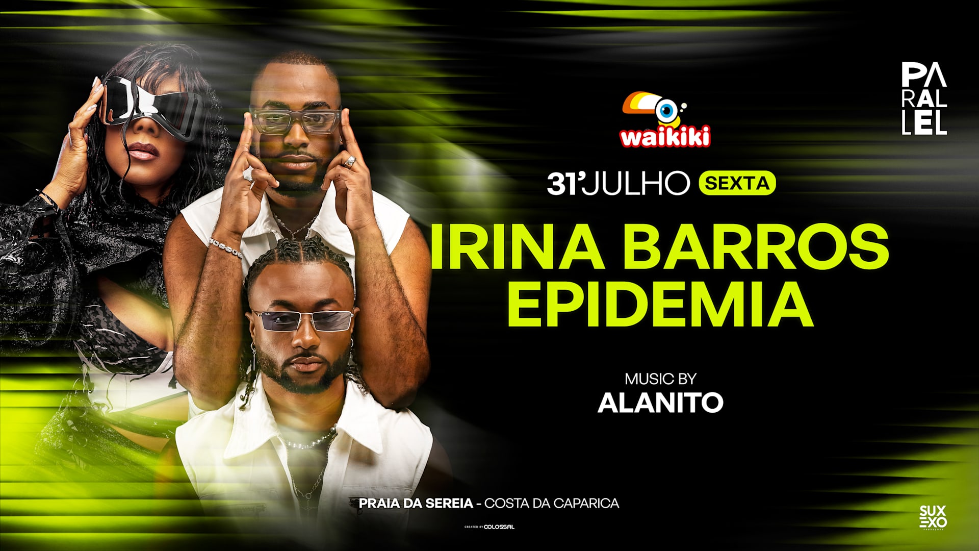 Waikiki - Irina Barros - Epidemia - 31/O7 - Parallel Cover