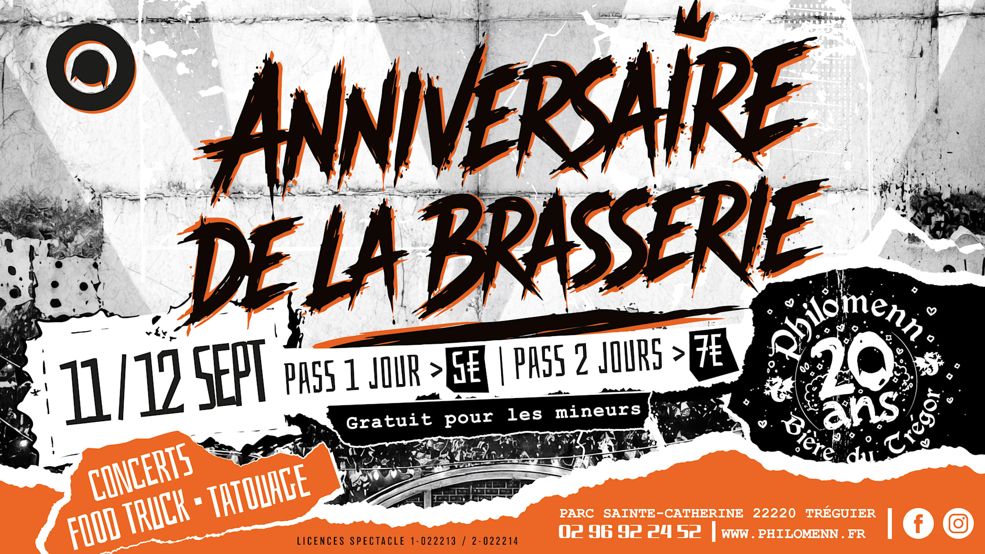 Anniversaire Brasserie Philomenn - 11/12sept Cover