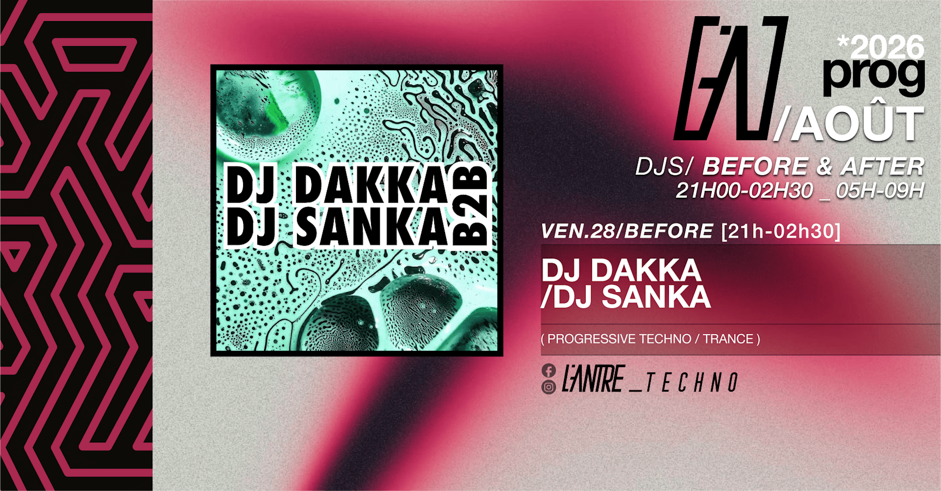 Dj Dakka B2b Dj Sanka — Progressive Techno / Trance Cover