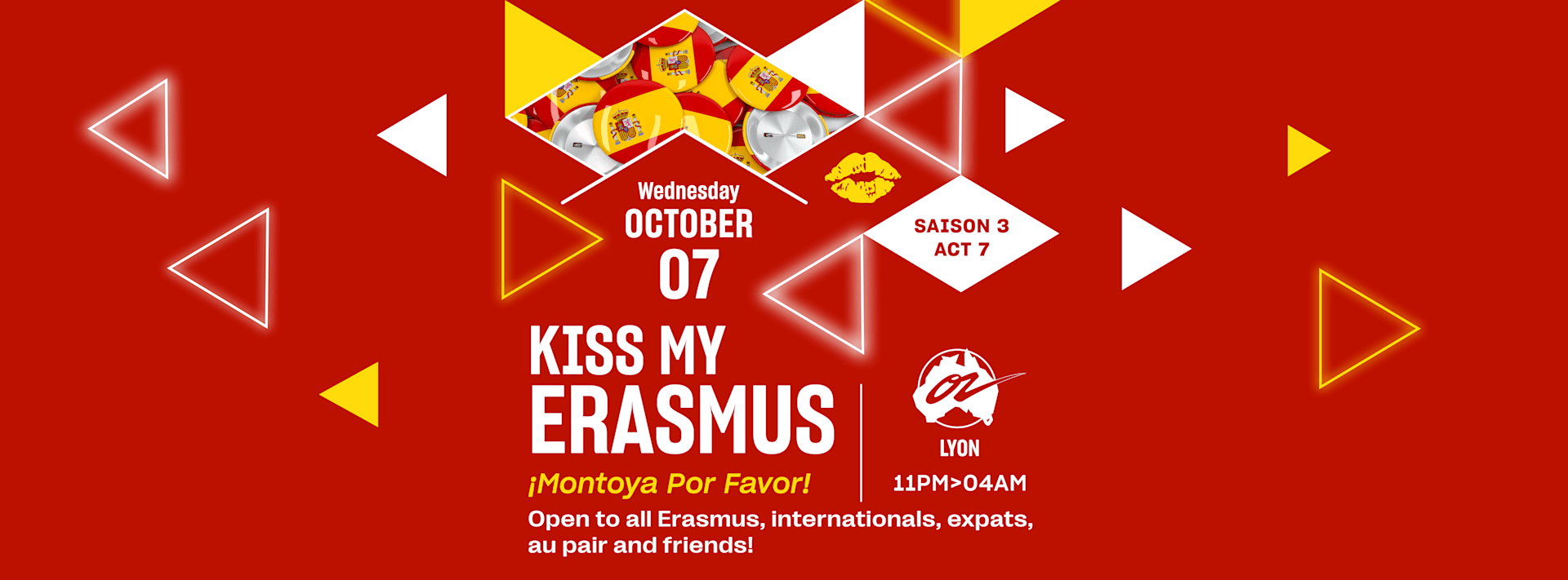 Kiss My Erasmus 07.10 - Lyon Cover