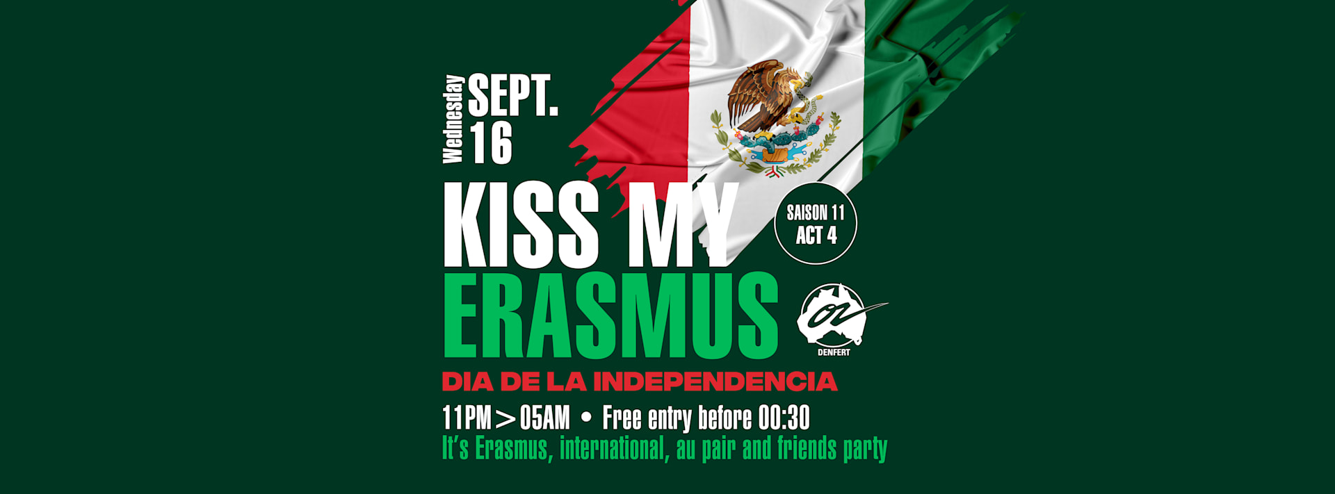 Kiss My Erasmus - 16.09.26 Cover